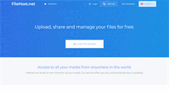 Desktop Screenshot of filehost.net