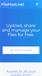 Mobile Screenshot of filehost.net